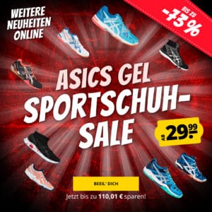Ab 29,99€ 👍👟 Asics Sneaker & Sportschuhe im Sale bei Sportspar