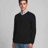 JACK & JONES Male Strickpullover V-Ausschnitt