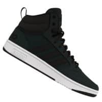 adidas Sneaker Hoops 3.0 Mid WTR dunkelgruen schwarz