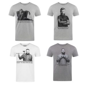 riverso Herren Rundhals T-Shirt RIVHarald S bis 5XL 100% Baumwolle Sommer Shirts