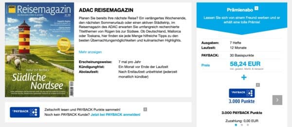 ADAC -Reisemagazin