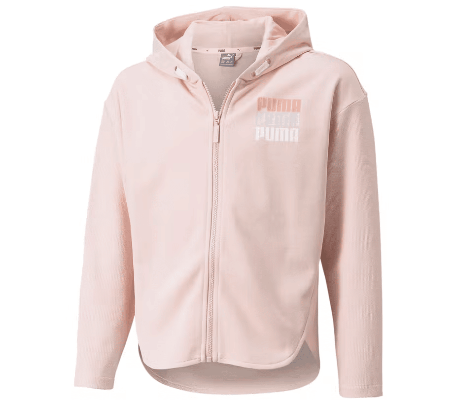 Puma Kids Zip Jacke Alpha in rosa