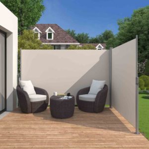 Doppelseitenmarkise 180 x 600 cm Beige GSA360E 3