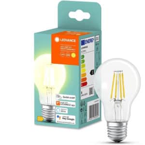 12er HIGHLIGHT LEDVANCE Volks Licht E27 Smarte LED Lampe  Bluetooth  warmweiss dimmbar steuerbar per App