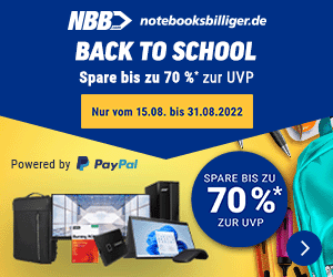 notebooksbilliger.de 👩🏻‍💻 Back To School mit bis zu 70% zur UVP, z.B. Notebooks, Tablets, Monitore & viel mehr!