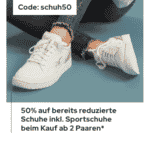 [Endet heute] Galeria 👟 50% EXTRA beim Kauf von 2 reduzierten Paar Schuhe