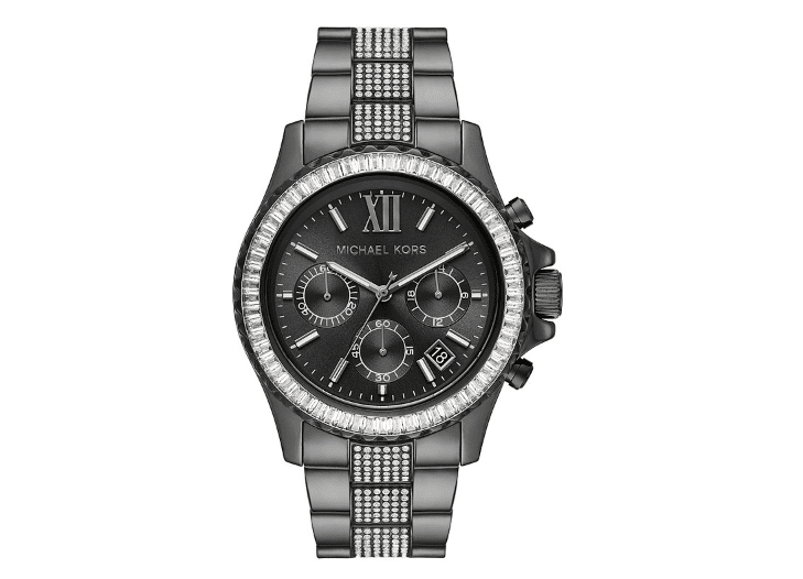 Michael Kors Chronograph Everest in grauem Metal