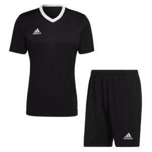 adidas Trainingsset Entrada 22 (2-teilig) mit Shirt & Shorts in Schwarz