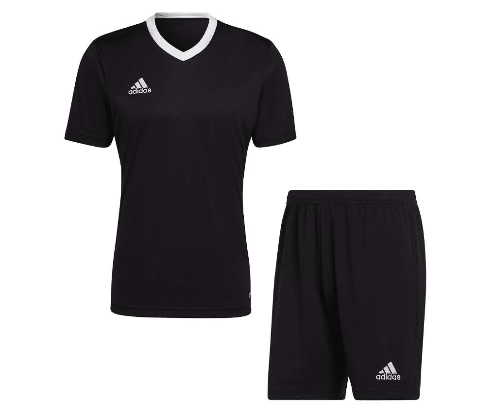 adidas Trainingsset Entrada 22 (2-teilig) mit Shirt & Shorts in Schwarz