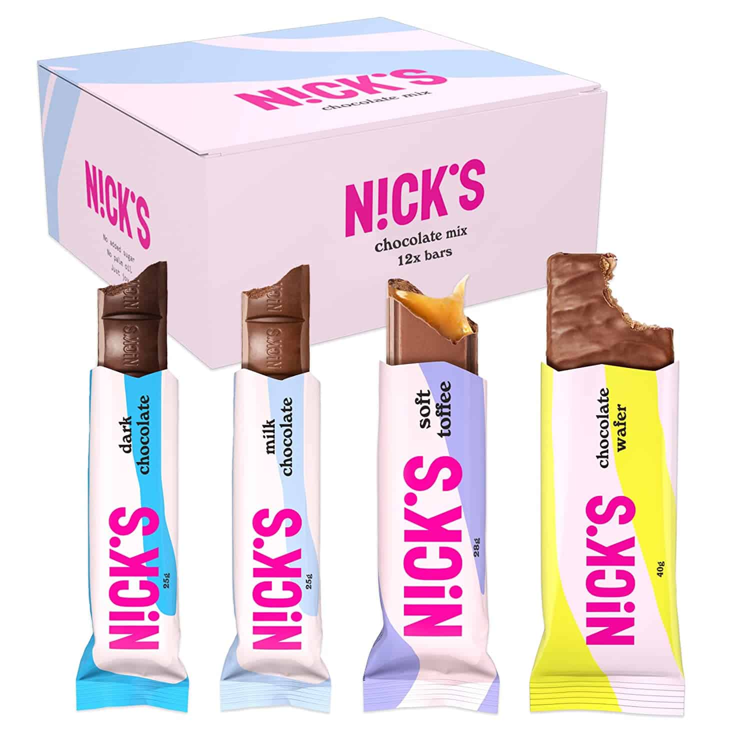 NICKS Riegel Chocolate Mix mit 12 verschiedenen Riegeln.jpg