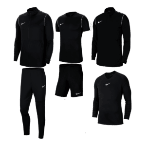 Nike Trainingsset Park mit 6 Teilen in schwarz
