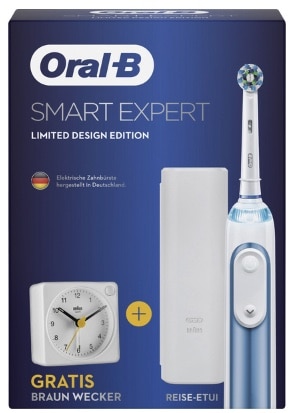 Oral-B SMART Expert Limited Design Edition Elektrische Zahnbürste inkl. Braun Wecke
