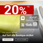 Zurbrüggen 🍽️🫙 20% Gutschein auf Haushalt, Deko & Textil sowie Leuchten