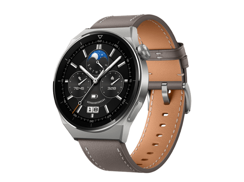 huawei watch gt3 pro mit grauem Armband