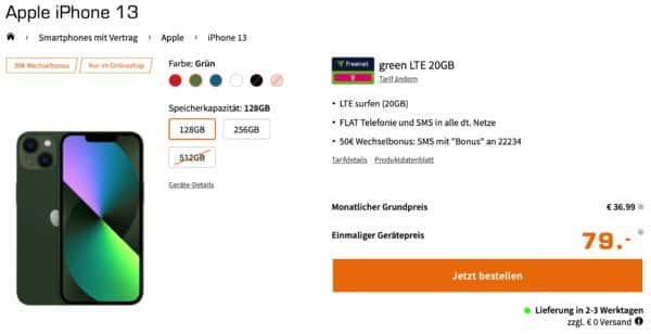 iPhone 13 mit Vertrag  Saturn Tarifwelt 2022 09 25 11 06 53