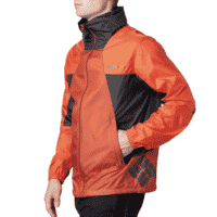 Columbia Herren Windbreaker Outdoor Regen-Jacke Point Park Rot/Schwarz