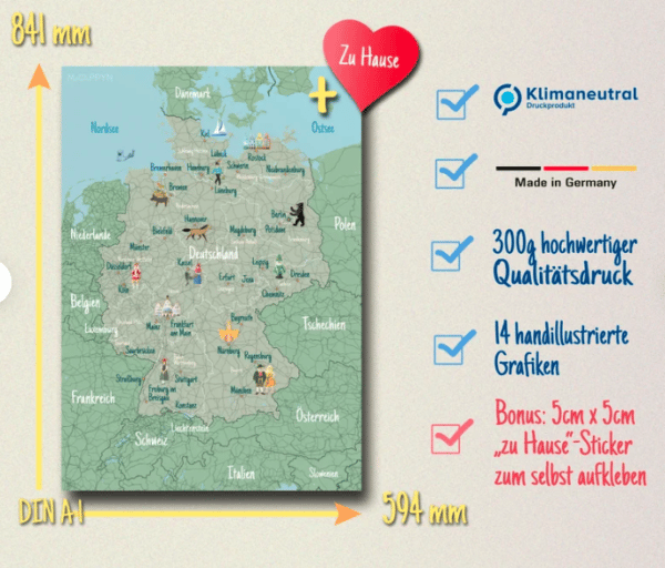 Mappyn Deutschlandkarte