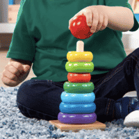 Melissa & Doug Regenbogen Ring-Pyramide