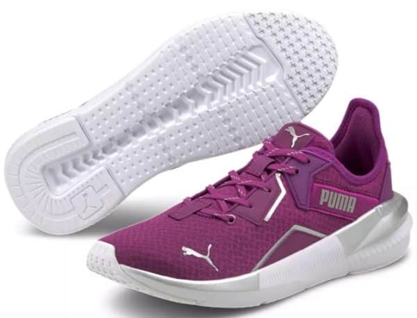 Puma Damen Trainingsschuh Platinum Metallic violett 