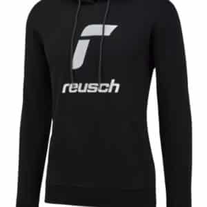 Reusch Hoodie Essentials Logo schwarz weiss