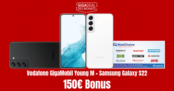 Vodafone GigaMobil Young M Samsung Galaxy S22 Vodafone GigaMobil Young M Samsung Galaxy S22