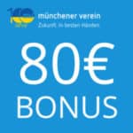 🦷 münchener verein Zahnzusatzversicherung ab 7,90€/Monat + 80€ Bonus