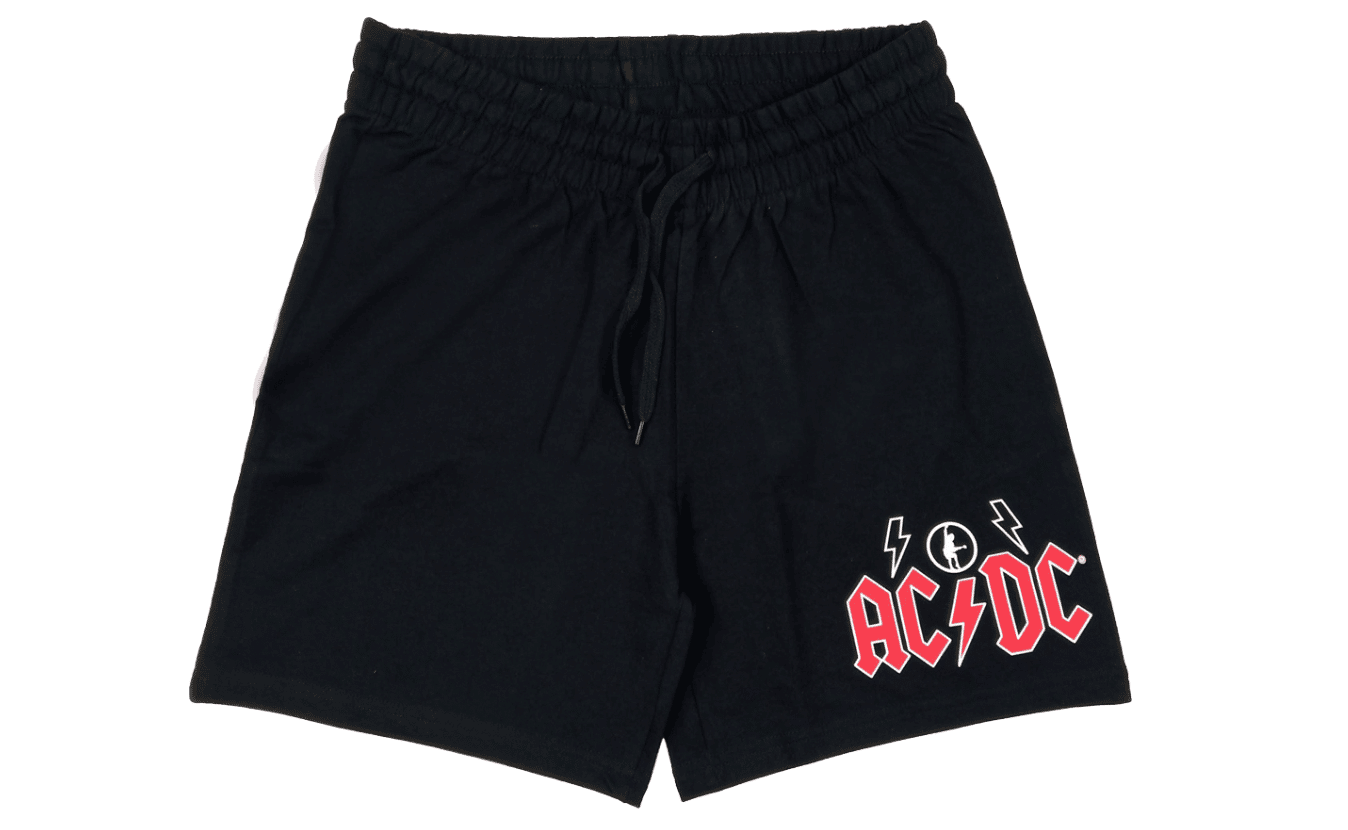 AC/DC Sweat Shorts in Schwarz