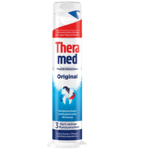 Theramed Original Zahnpasta Spender mit Antibakterieller Wirkung, 100 ml