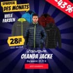 Givova Herren Jacken für 28,28€ // 29,99€ bzw. 37,99€