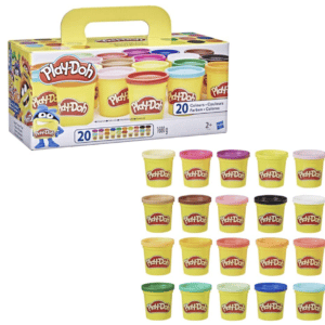 Play-Doh A7924EUC Super Farbenset (20er Pack), Knete für fantasievolles und kreatives Spielen