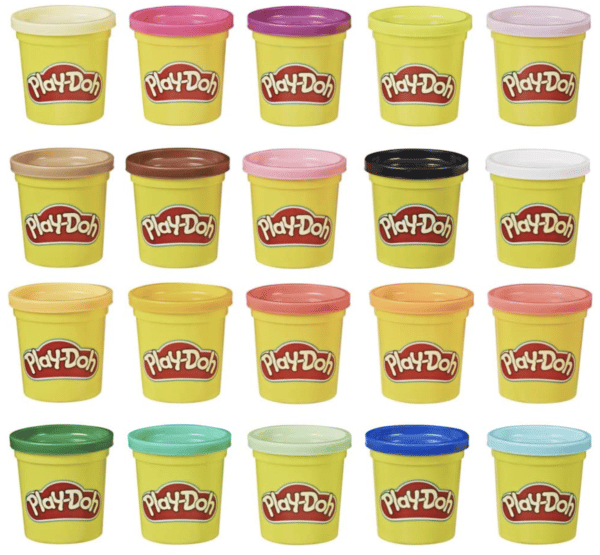 Play-Doh A7924EUC Super Farbenset (20er Pack), Knete für fantasievolles und kreatives Spielen