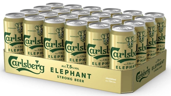 Carlsberg Elephant 75 Stark Bier Dose Einweg 24 x 0.5 L  Amazon.de Lebensmittel  Getraenke 2022 12 06 15 24 50