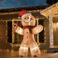 HOMCOM Weihnachtsfigur »Lebkuchenmann«