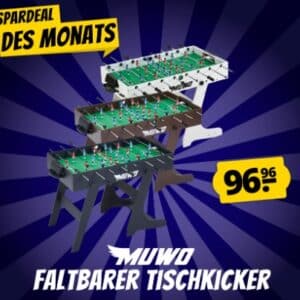 MUWO faltbarer Tischkicker