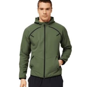 New Balance Softshelljacke Tenacity Grit olivgruen