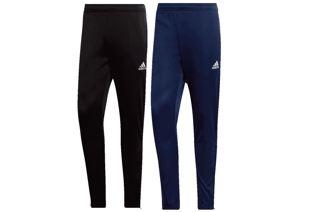 Zwei Adidas Entrada 22 Trainingshosen - blau und schwarz