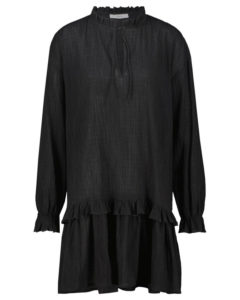 Envii Damen Kleid ENTERESA LS DRESS schwarz