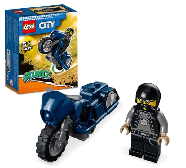 LEGO 60331 City Stuntz Cruiser-Stuntbike, Set mit Motorrad und Minifigur, Action-Spielzeug als Geschenk für Kinder ab 5 Jahre