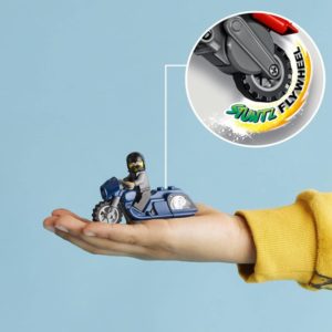 LEGO 60331 City Stuntz Cruiser-Stuntbike, Set mit Motorrad und Minifigur, Action-Spielzeug als Geschenk für Kinder ab 5 Jahre
