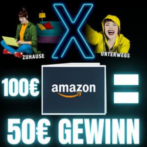 TOP 💥 50€ Gewinn dank mtl. kündbarem congstar X Flex Tarif (100€ Amazon.de-Gutschein für einm. 50€)