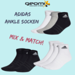 9 Paar Adidas Ankle Socken 🧦👍 (3x 3 Paar, 3 wählbare Farb-Kombis, Mix & Match)
