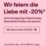Valentinstag bei Ebay ❤️ 20% auf Düfte usw.
