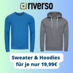 Jetzt mit -10% extra ab 2 Artikeln 🥳 Riverso Sweater & Hoodies für Herren für je nur 19,99€
