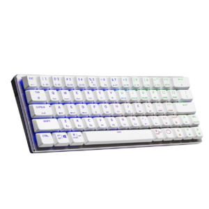 Cooler Master SK622 kabellose mechanische RGB Tastatur 60% silber DE Layout NEU