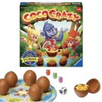 Ravensburger 20897 - Coco Crazy, Brettspiel für Kinder ab 5 Jahren, Familienspiel für Kinder und Erwachsene, Merkspiel für 2-8 Spieler