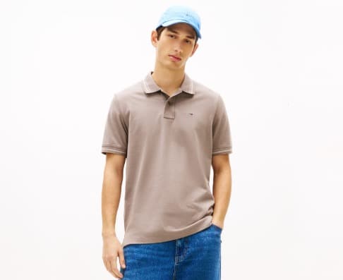 TOMMY JEANS Poloshirt TJM REGULAR TIPPED