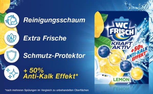 WC FRISCH Kraft Aktiv Duftspueler   Lemon