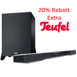 [Endet] 20% Extra-Gutschein bei Teufel 🎵 auf ausgewählte Artikel, z.B. Soundsysteme, Soundbars, Heimkino-Sets & mehr