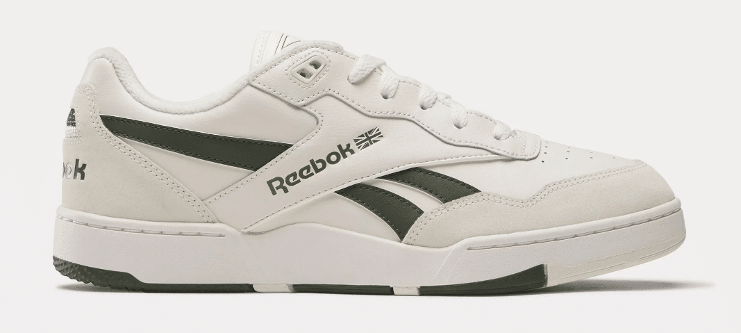 BB 4000 II Sneaker in weiß mit grünen Details