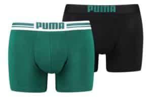 Puma Boxershort Placed Logo 2er Pack gruen